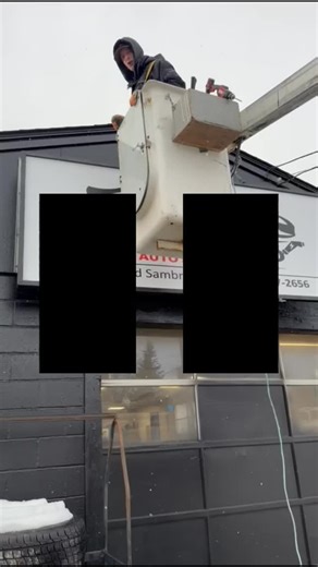 Vpro Signs | Fresh signage installed by VPRO for Harrietsfield Auto Services ✔️ Clean look. Clear message.. [sign shop signs vpro installation signage... | Instagram