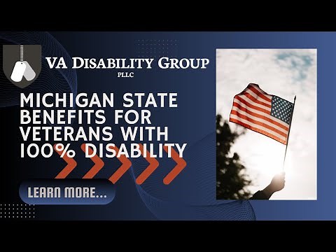 Michigan Benefits for 100% VA Disability