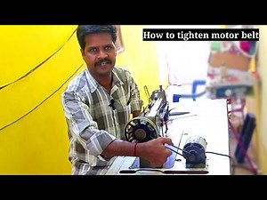 Sewing machine motor running but sewing machine wheel not spinning / how to fix sewing motor