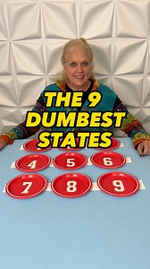 The 9 Dumbest States. A person played a game where they had to guess the top 9 answers. This original video was produced by Rick Lax and Alex Z | Lists and Laughs