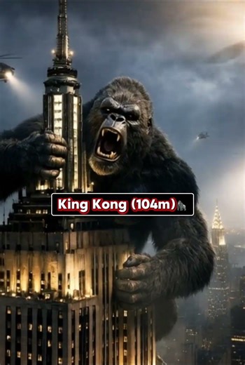 How Big are Fictional Monsters? (Visualized)