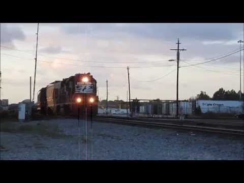 CSX and NS High-hood Action at Simpson Yard, Jacksonville, FL
