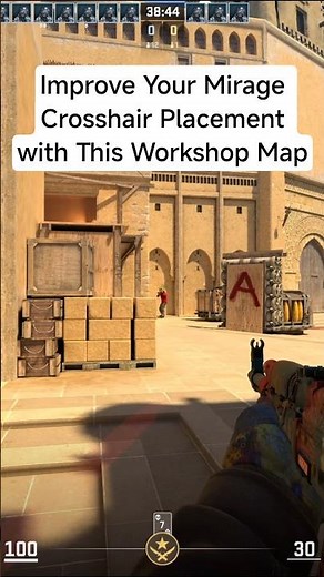Improve Your Mirage Crosshair Placement with This Workshop Map - CS2. #cs2 #counterstrike