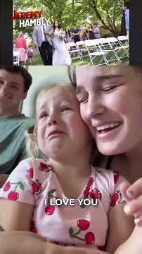 Little Girl Cries With Pure Joy Watching Her Parents Wedding Video #Heartwarming #LifeGoals #PureHap