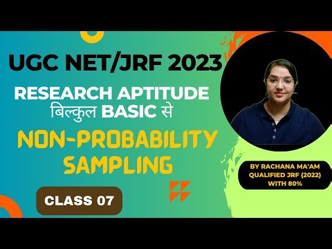 TYPES OF SAMPLING| RESEARCH APTITUDE | UGC NET 2023 | Rachana mam| REDISCOVER EDUCATION #ugcnet