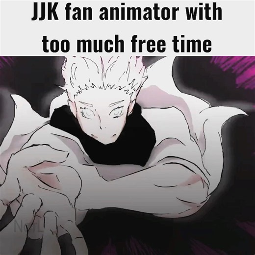 Animation by: ‪@notL86‬ JJK fan animators are on a different level 😭🙏🔥 #anime #jjk #peak #gojo