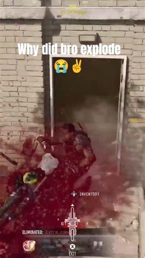 Why did he explode?? #funny #viral #callofduty #memes