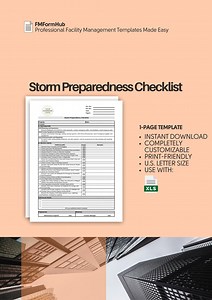 Storm Preparedness Checklist (severe Weather Preparation Guide, Storm Readiness Checklist, Storm Preparation Plan, Pre-storm Checklist) - Etsy