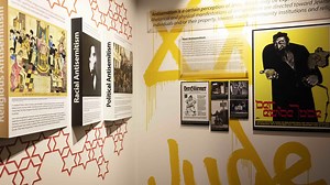 anti-Semitic graffiti painted on London shops and synagogue