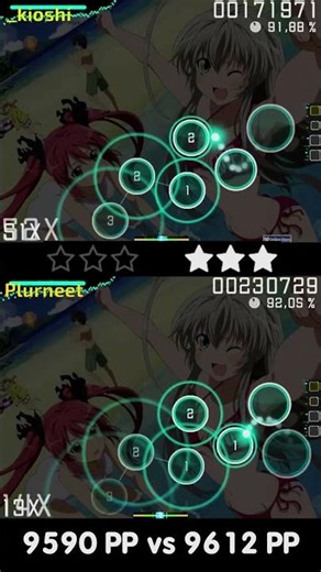 DUEL SHOW _kioshi vs Plurneet - osu! tournament [Map 5] #osu #replay #osugame #stream #streammoments