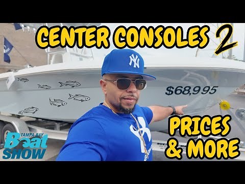 Tampa Bay Boat Show 2025 || All Center Console Boats from 21'-30' || Part 2