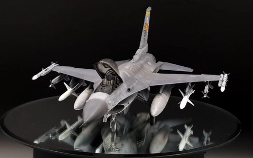 惊艳之作! 1/48田宫Tamiya F16“战隼”