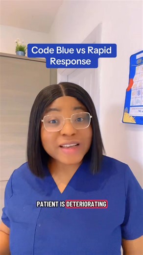 Understanding Code Blue and Rapid Response: know the difference #nurselife #nursetips #healthcare #CodeBlue #RapidResponse | Nurse Nazareth and lifestyle
