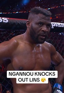 FRANCIS NGANNOU DROPS PHILIPE LINS IN THE FIRST ROUND 😱 #RouseyCarano LIVE now on Netflix #MMA #FrancisNgannou #MixedMartialArts #Knockout