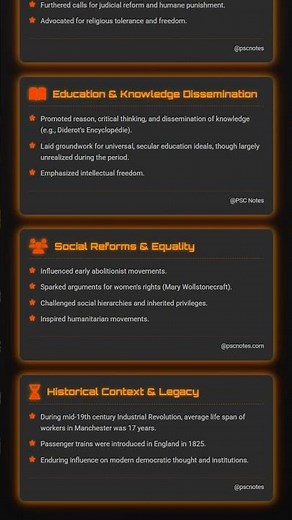 Impact of Enlightenment on human rights, education, and social reforms