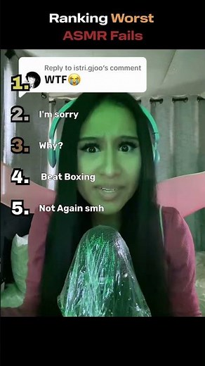 Ranking Worst ASMR Fails