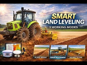 The land leveling system intelligently controlling the shovel to put in and release soil