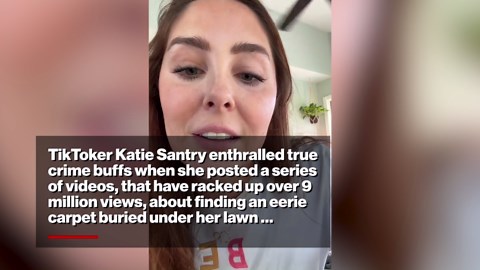 Woman discovers rug buried in her yard — and internet thinks it's a dead body