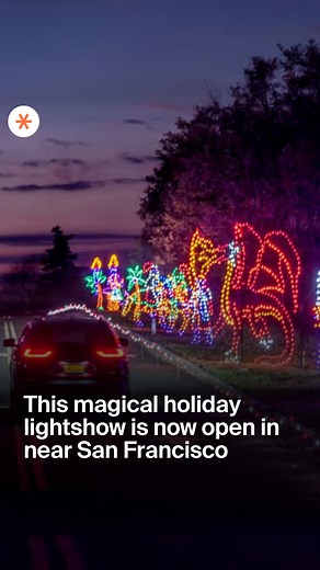 [LINK IN COMMENTS] Check out this magical and enchanting holiday drive-through light show! | Secret San Francisco