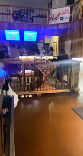 Karaoke Bartender Sings in a Cozy Bar Setting