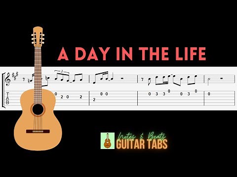 The Beatles- A Day In The Life GUITAR TAB