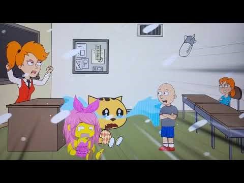 Classic Caillou Gets Expelled Severely / Grounded (GoAnimate | Vyond)