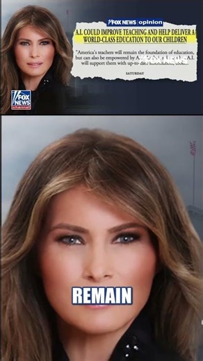 DETAILS: Melania Trump pushes for AI in schools #foxnews #news #shorts #school #technology
