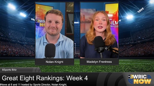 Here are this week's 8Sports Blitz Great Eight Rankings! | ABC 8News - WRIC