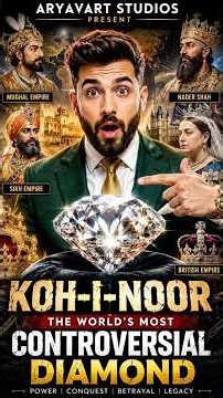 Koh-i-Noor: The Diamond That Changed Empires Forever! 💎👑 #history #india