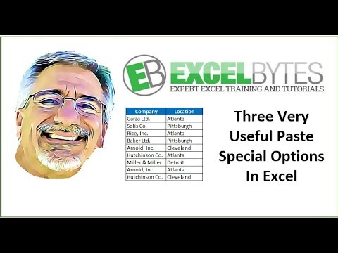 Three Very Useful Paste Special Options In Excel