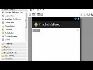 Android tutorial for beginners - 102 - Chat Bubble Application part -1