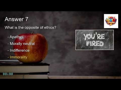 Ethics & Morality – right vs wrong, good vs evil