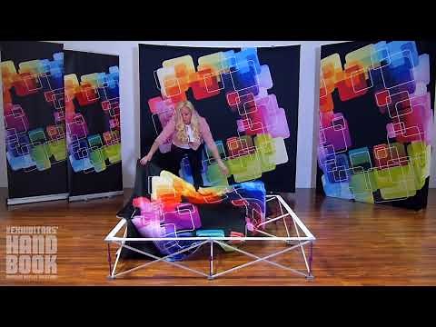 Hopup Tension Fabric Graphic Attachment Installation