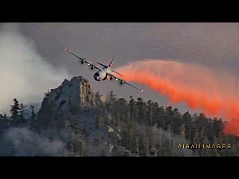 MAFFS C-130 Firefighting Drops from the Archives