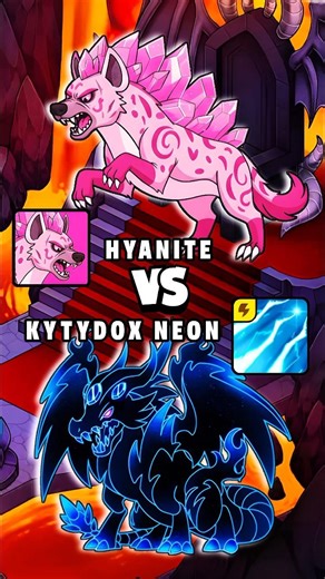 New Dynamon Hyanite VS Kytydox Battle in dynamons world 🔥 #dynamonsworld #trending #pokemon #shorts