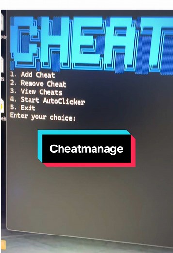 Create Your Own Cheatmanage in Python Tutorial