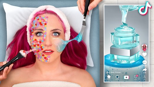 48K views · 1K reactions | I Tested 10 Unusual Beauty Products #HopescopeQueen #hopescopepinkhair | FanScope | Facebook