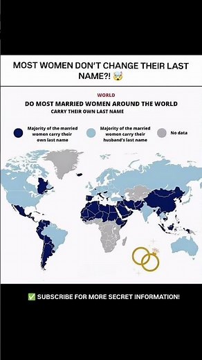 This map shows how culture shapes identity after marriage 👀 #worldgeography #bilateralrelations