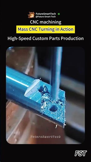 Mass CNC Turning in Action | High-Speed Custom Parts Production
