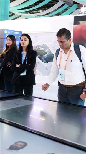 Interactive Touch Kiosk🌊 #zealinteractive #corporateevents #event #ytshorts #shortvideo #eventtech