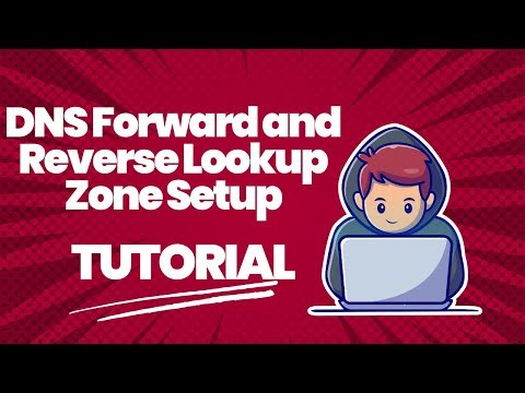 Server DNS forward and reverse lookup zone setup -Tagalog