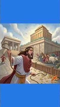 "Jesus Drives Money Changers From Holy Temple" excerpts from JESUS A: BIOGRAPHY