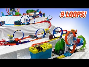 BIGGEST Downhill HOT WHEELS Track!😲