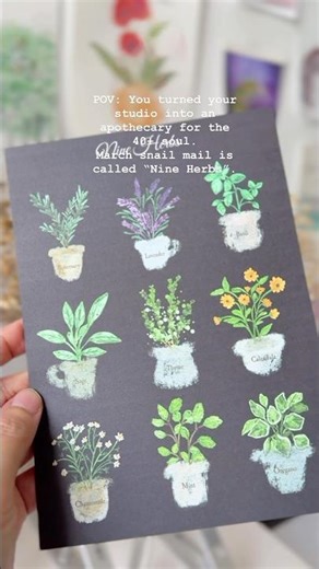 March snail mail is almost ready. 🍃