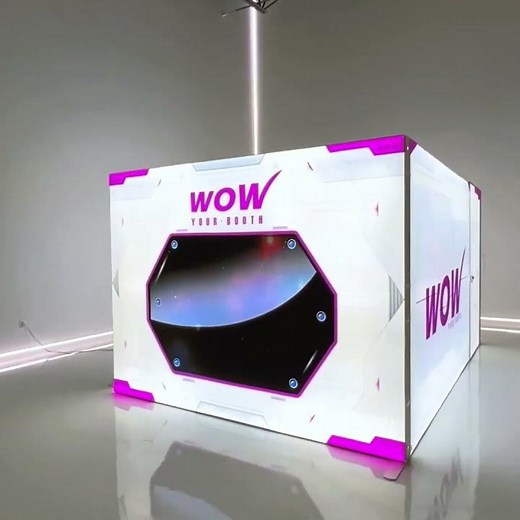 ✨ Boom Backlit Conference Booth | 20x20 Custom Exhibit with Enclosed Meeting Space