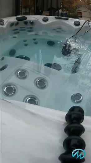 Quick little hot tub drain & refill ✨ #masterspas #hottub #hottubs #asmr