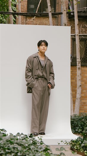 Jung Kook is back. Calvin Klein Collection Spring 2026 by Veronica Leoni. New York City. | Calvin Klein