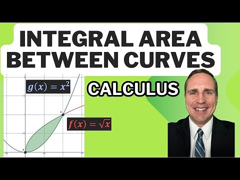 Calculus, Area Between Two Curves, Functions of x, Definite Integral