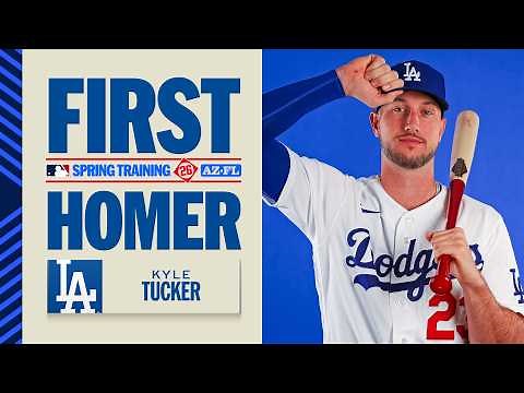 Kyle Tucker hits his first home run with the Dodgers during 2026 Spring Training! 💪 | MLB Highlights