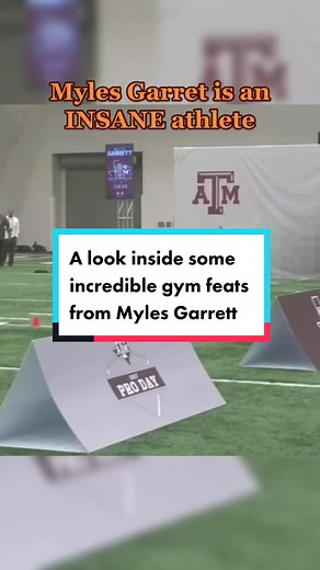 Myles Garrett is INSANE #fyp #nfl #strong #gym #football #workout #lifting #plyometrics #athlete